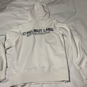 Helmet lane white hoodie